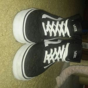 Vans high top sneakers